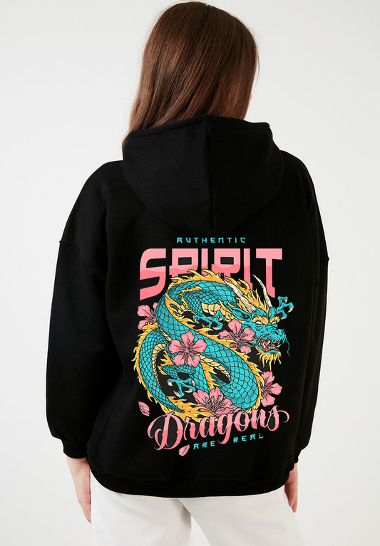 Spirit Dragon: Printed Hoodie