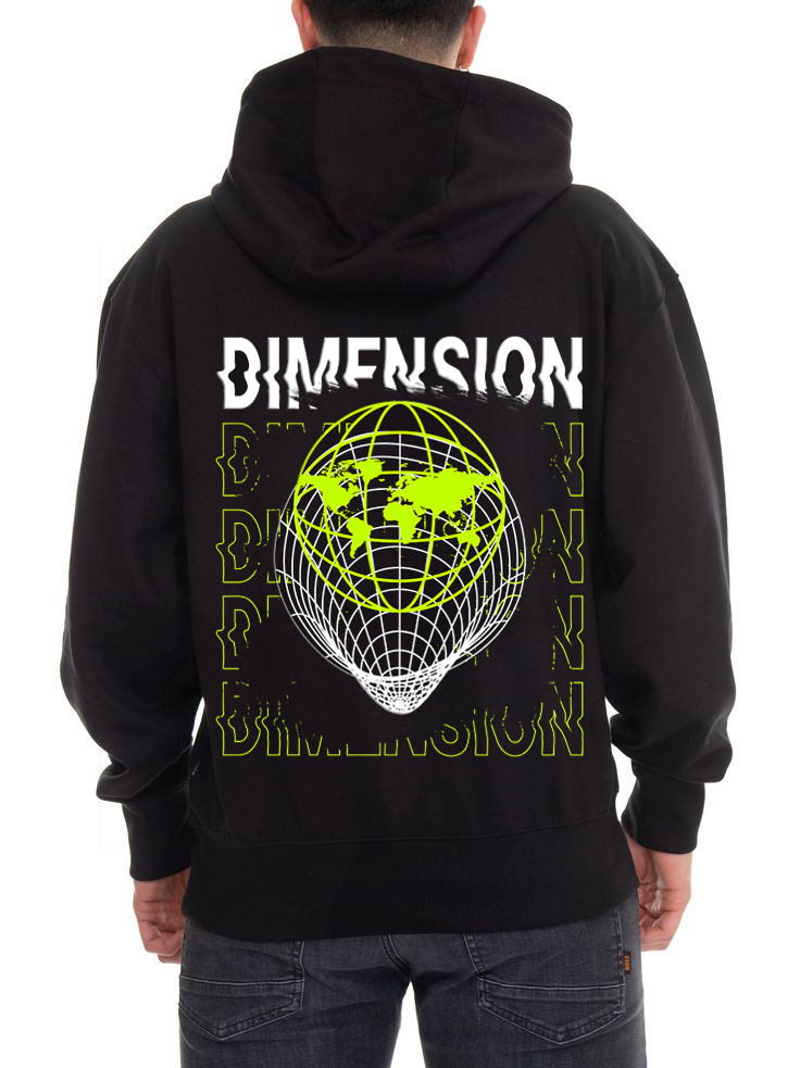 Dimension: Printed Hoodie